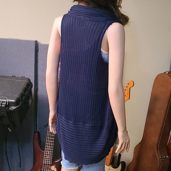 Derek Heart black knitted open cardigan - Picture 6 of 12